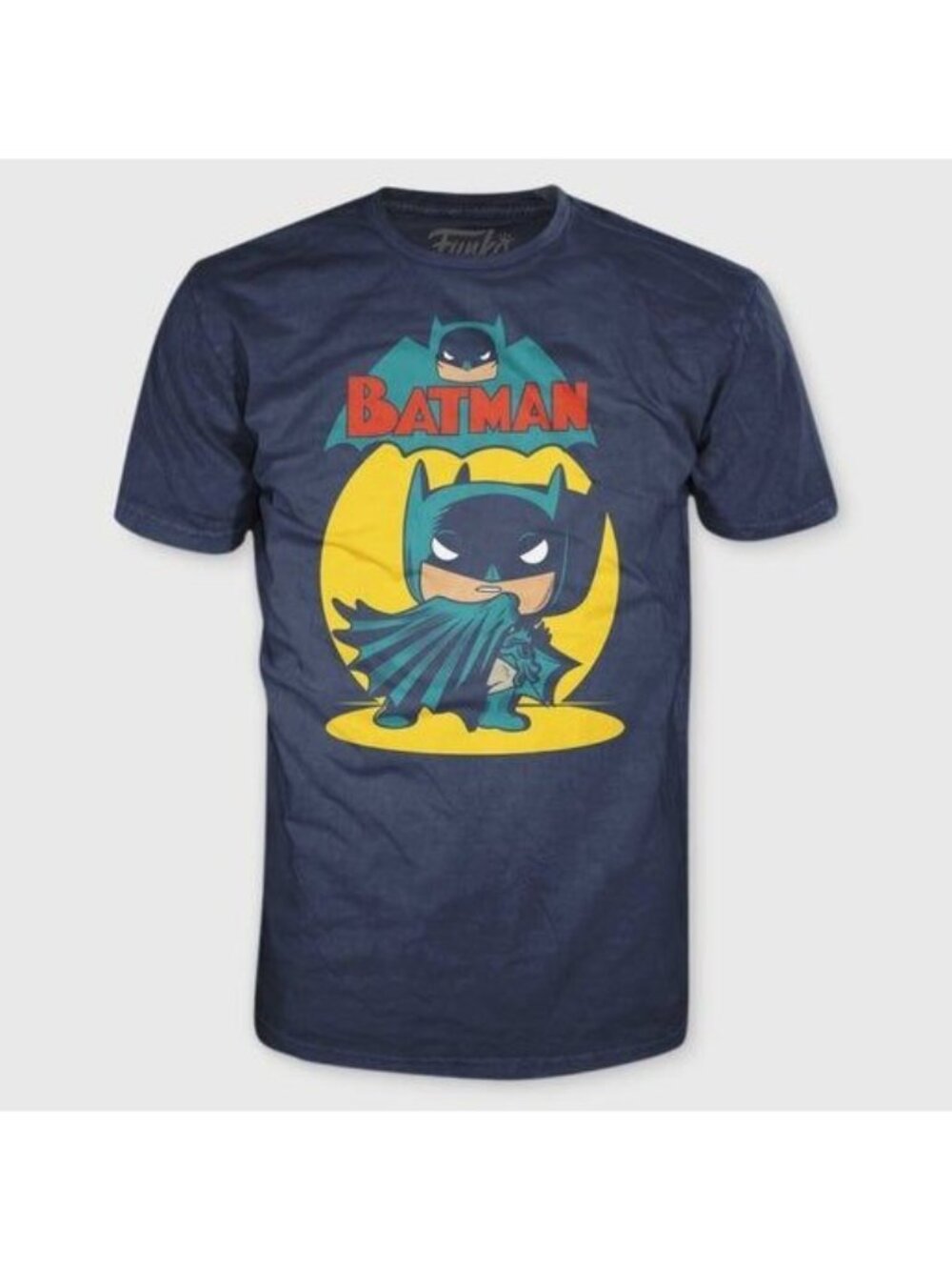 Boys' DC Comics Batman T-Shirt with Mini Funko POP Small